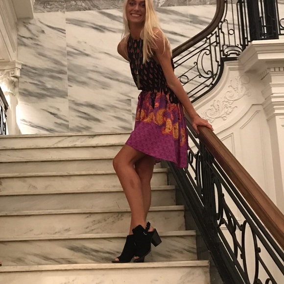 Free people side tie dress - Picture 2 of 3